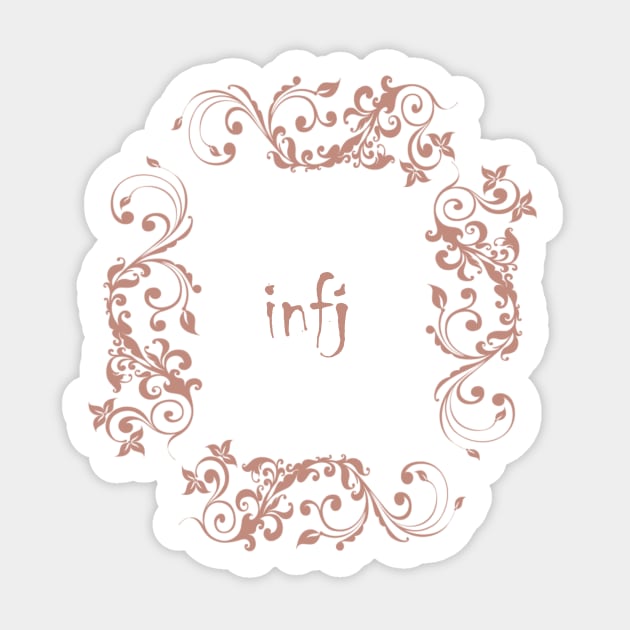 INFJ MBTI personality Sticker by katerina-ez